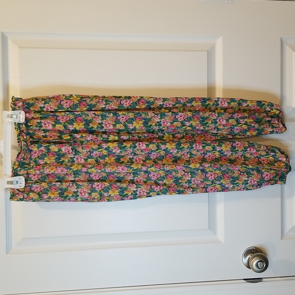 Zara Kids Floral Joggers, Size 10 - Picture 1 of 6